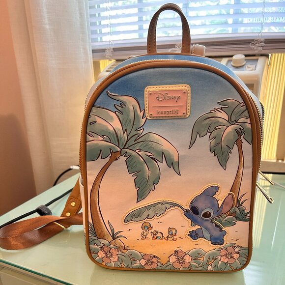 Loungefly Disney Lilo & Stitch Ducklings Mini Backpack — BoxLunch Exclusive - Picture 1 of 8